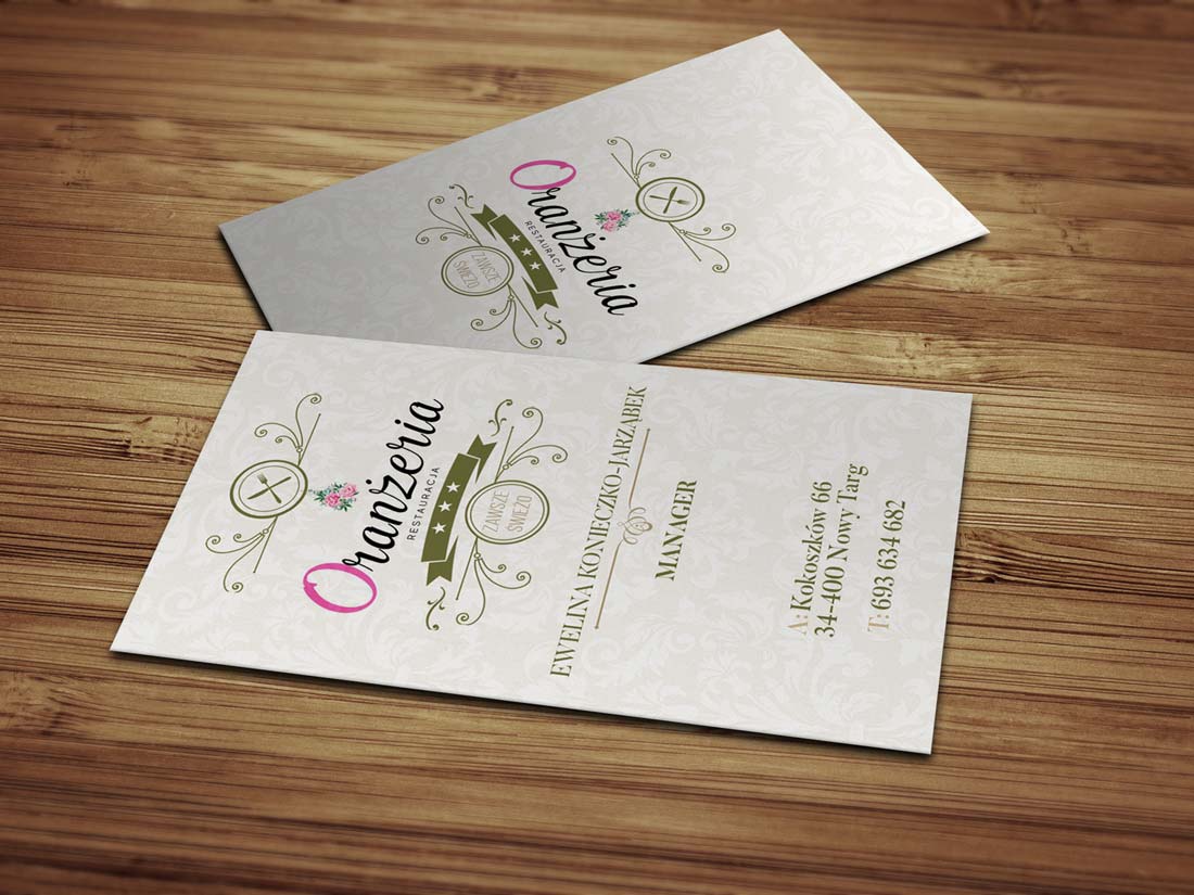 Oranżeria Business Card